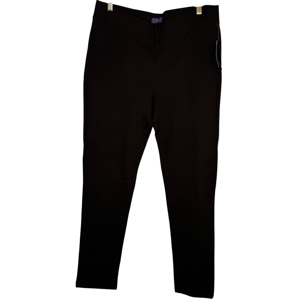 NYDJ Legging Pants 14 Ganache Brown Lift Tuck Stretch Ponte Office Professional